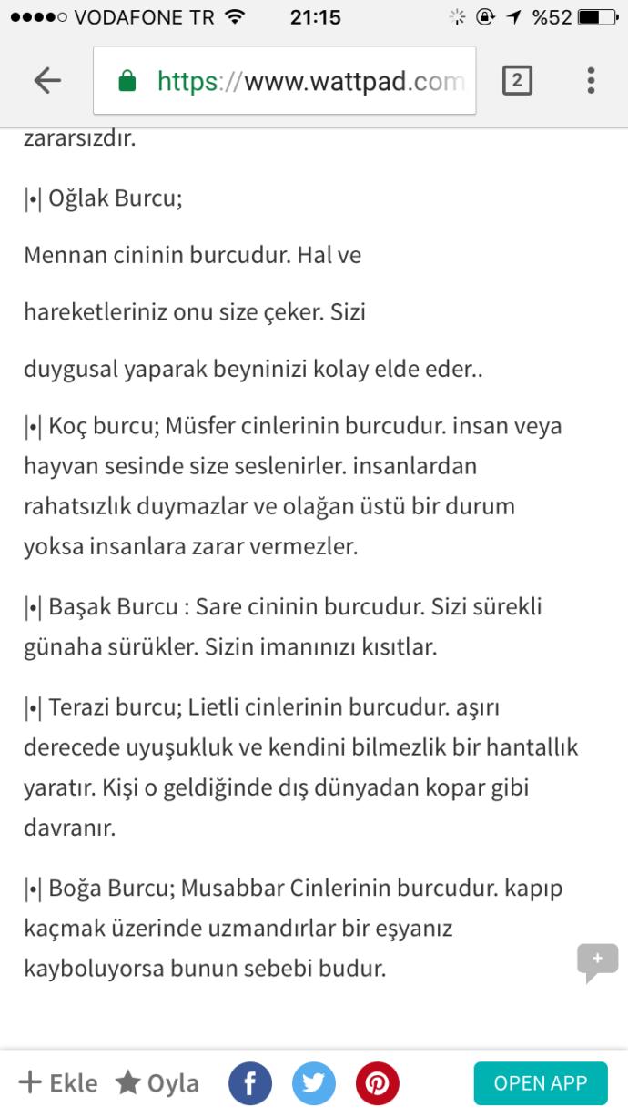 Burçlara göre cin kabileleri varmış?