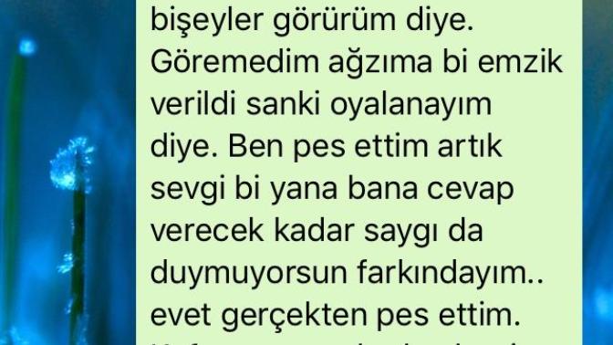 İlgisiz sevgiliye?