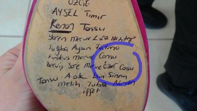 Hiç gelin ayakkabısının altına isminizi yazdırdınız mı?
