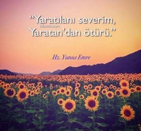 Yaratilani Yaratan dan oturu sevmek?