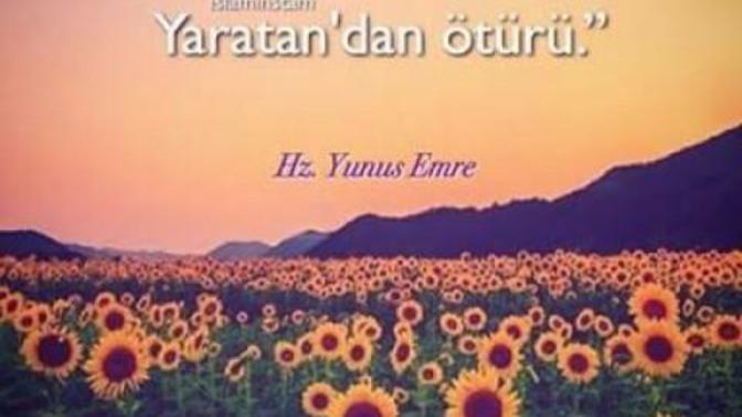 Yaratilani Yaratan dan oturu sevmek?