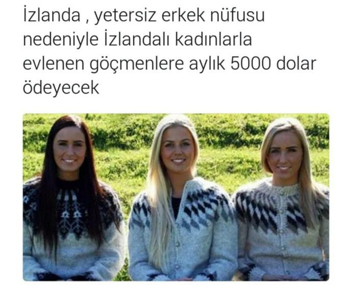 Erkekler, maaş karşılığında  İzlandalı ile evlenmek ister miydiniz? Kızlar, İzlandalı kadınların yerinde olsanız ne hissedersiniz?