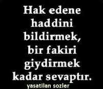Siz de Hakedene Hakettiğini Verir misiniz??
