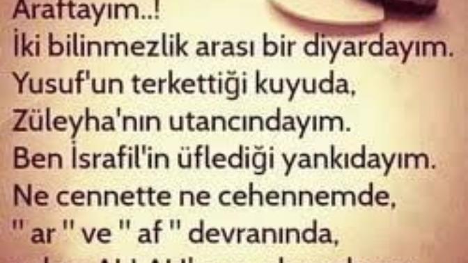 Hiç arafta kaldınız mı?