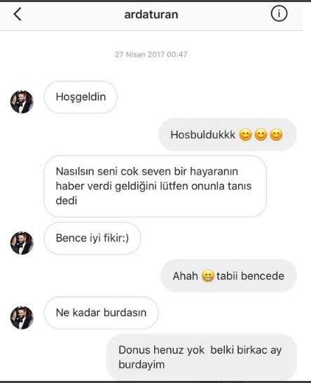 Arda Turan'ın Kısmetse Olur Cansel ile olan sosyal medya konuşmaları ortaya çıktı. Ne düşünüyorsunuz?