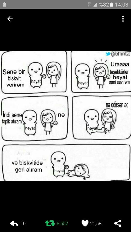 Son günlerde gördüğüm en anlamlı paylaşım 😂 sizin de beğendiğiniz paylaşım var mı böyle komik😂??