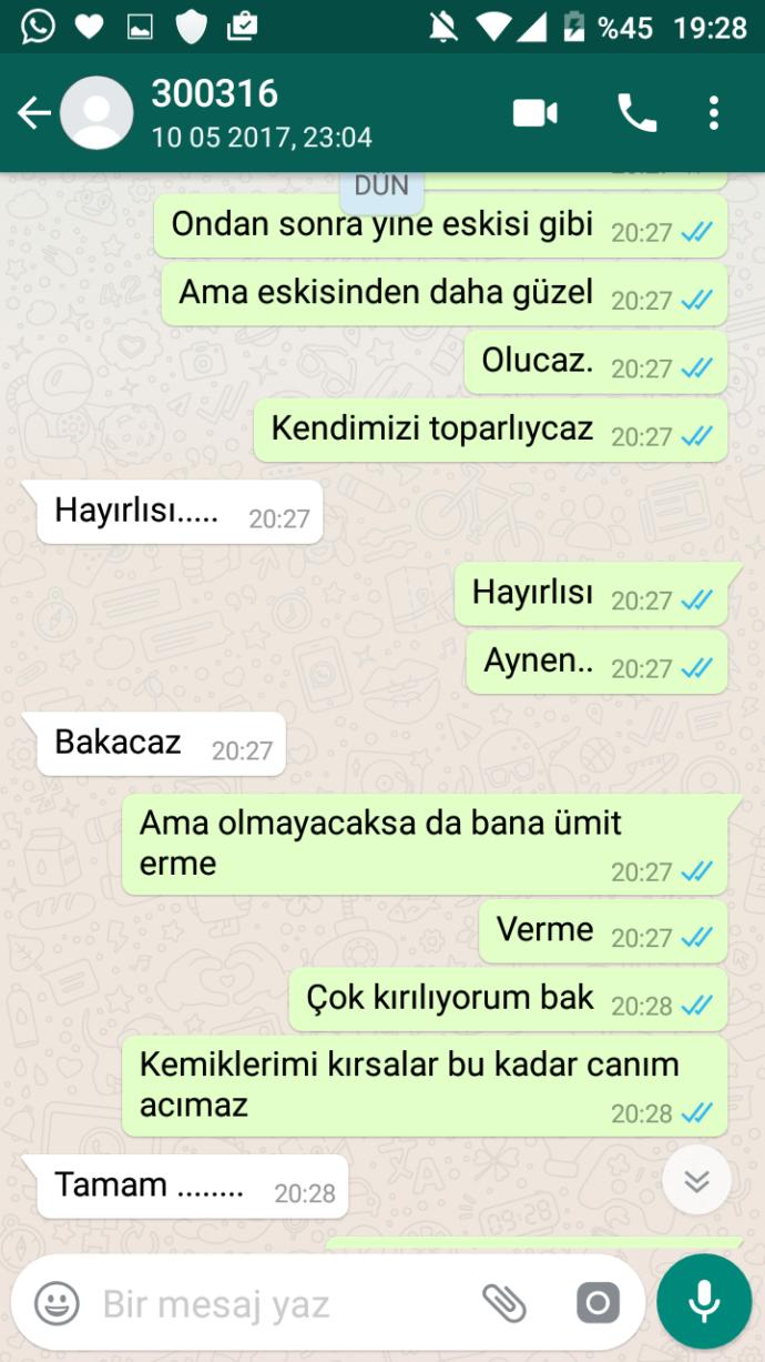 Sürekli konuşmak istiyorum ama dünden beri o hiç mesaj atmadı. Ne yapayım?
