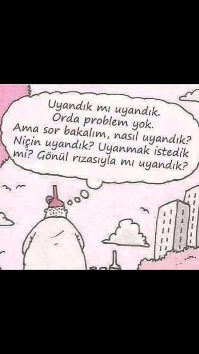 Uyandık ama bir sorun isteyerek mi uyandık?