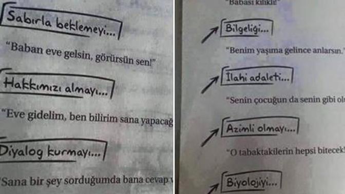 Sizler annenizden neler öğrendiniz?