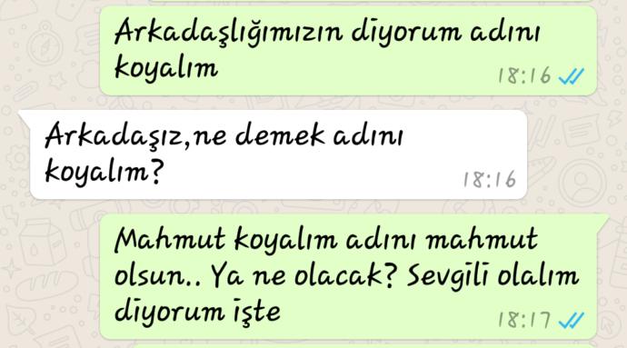 Sevdiğiniz kişi, aranızdaki ilişkiye 