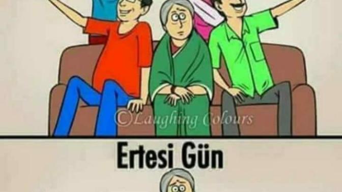 Sosyal medya da kutlanan "Anneler Gününü" en iyi anlatan bu resim değil mi? Sosyal Medya=Hayali Ütopya değil mi?