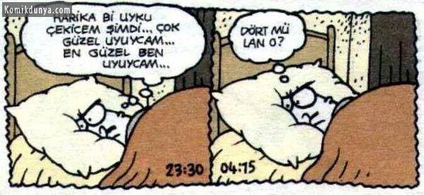 uyumayı severmisiniz?  uyku gece gelmek bilmez sabah gitmek bilmez  sizin düzen nasıl ?
