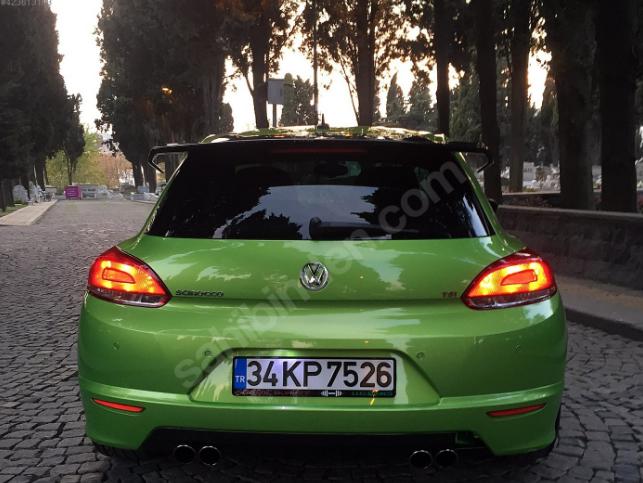 Fıstık yeşili Scirocco R nasıl sizce?