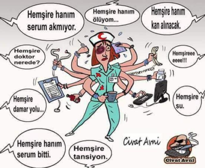 Sizce hemşireler işini yapıyor mu?