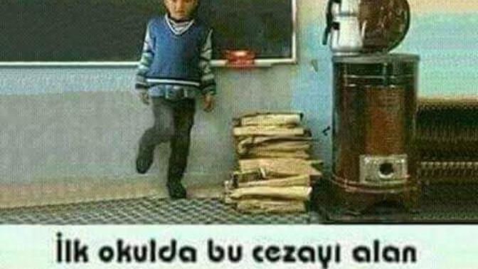 İlkokul yıllarında hangi cezaları aldınız?