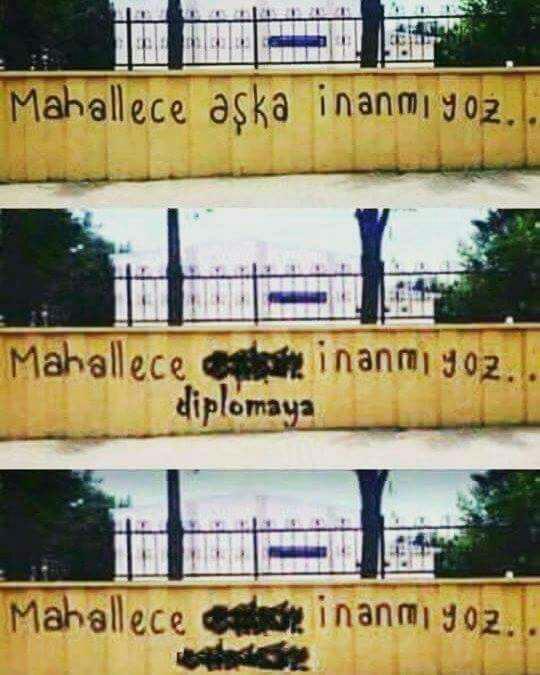 mahallecek inanmıyoruz?