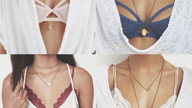 Bralet Sütyen sokak modasında görülmeye başlandı! Cesaret isteyen bralet modasını nasıl buldunuz?