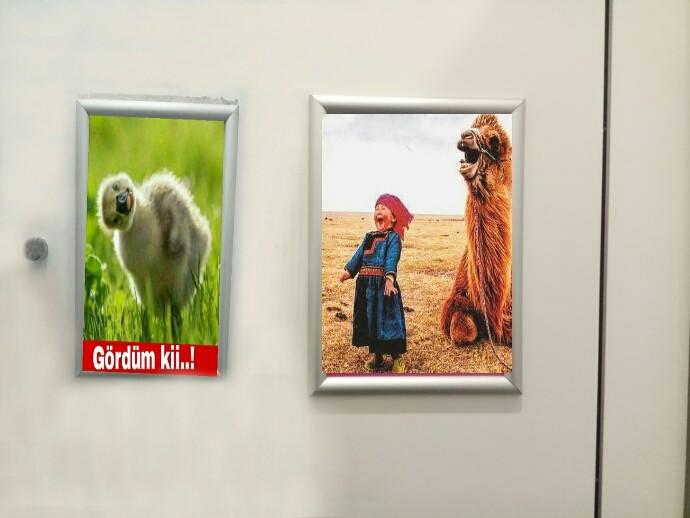 AVM tuvalet kapılarında hangi reklamı görmek istersiniz?