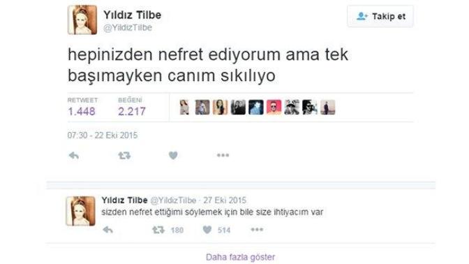 En En En Sevdiğiniz Yıldız Tilbe sözü?