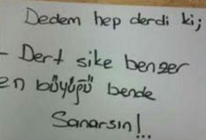 Dert neye benzer ?