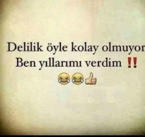 Hey sen evet evet sen bakma sağına soluna sana diyorum :D ne kadar delisin.?