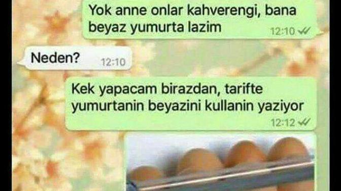Kek yaparken ne renk yumurta kullanıyorsunuz?