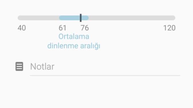 Kalbiniz dinlenme halinde dakikada kaç defa atıyor?