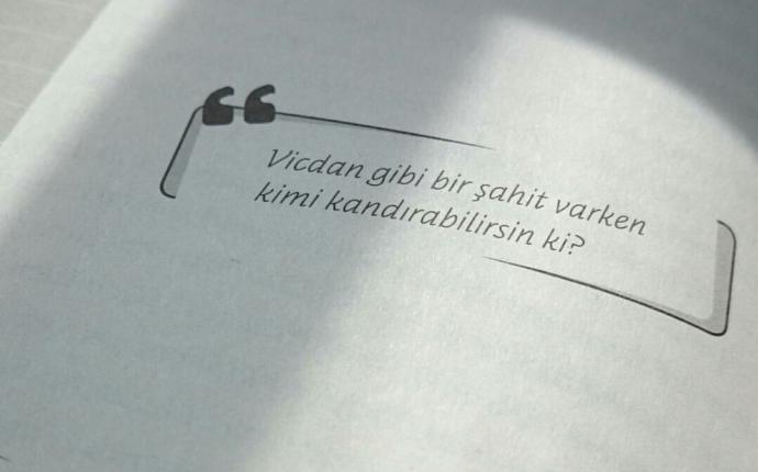 Vicdanını kaybeden huzur aramasın ! Başınızı yastığa koyduğunuzda vicdanınız size huzurlu bir uyku sağlayabiliyor mu?