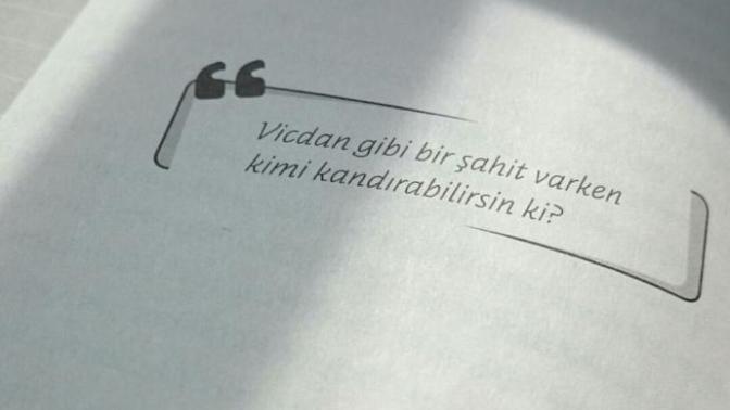 Vicdanını kaybeden huzur aramasın! Başınızı yastığa koyduğunuzda vicdanınız size huzurlu bir uyku sağlayabiliyor mu?