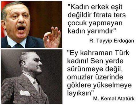 Mustafa Kemal Atatürk ile Tayyip Erdoğan'ı kıyaslayanlar hakkında ne düşünüyorsunuz?