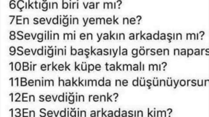 Soru sorabilir miyim sana?