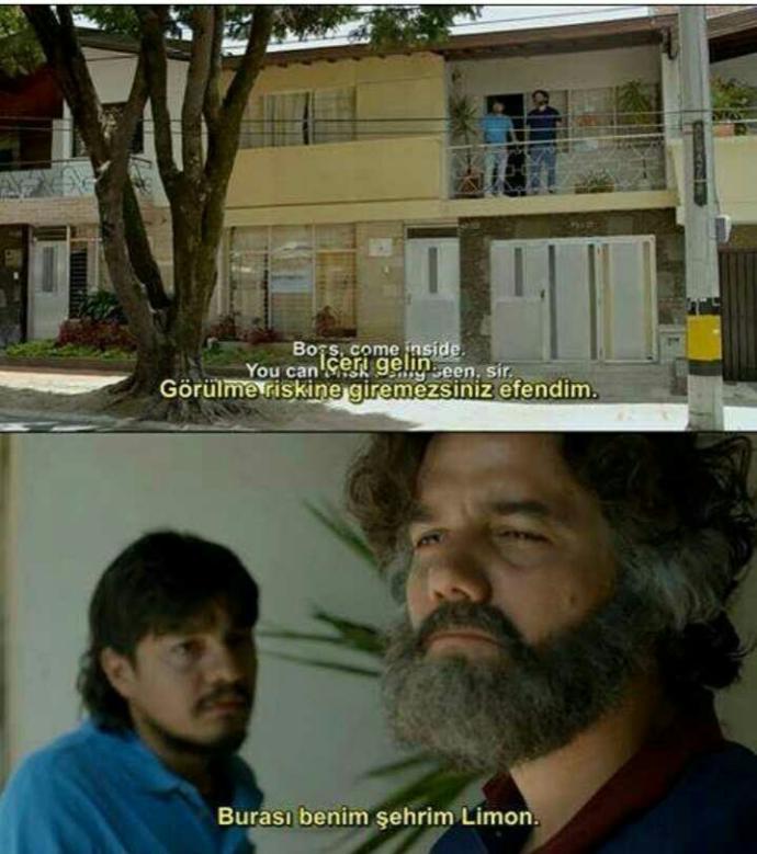 bir pablo emilio escobar gaviara atasözü der ki; burası benim şehrim lemon.?