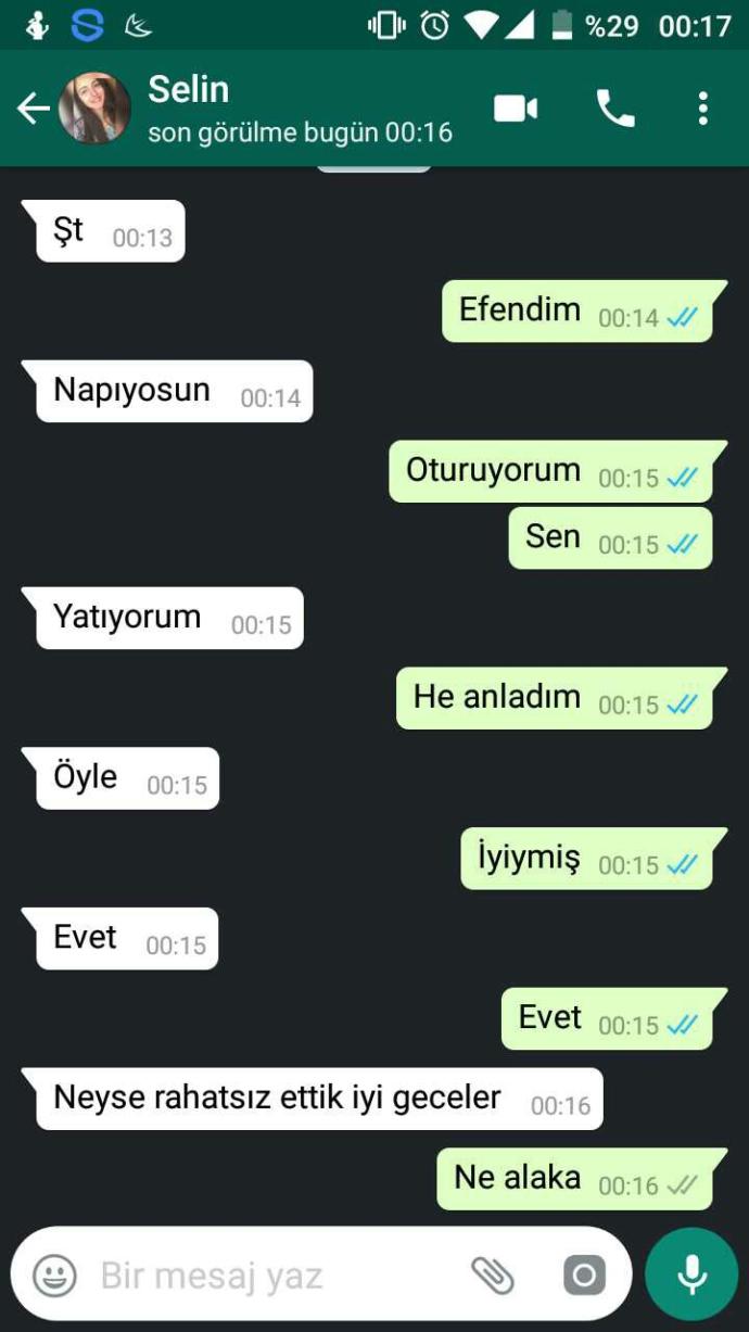 2 hafta önce terk eden sevgilinin tekrar yazmasındaki amaç nedir?