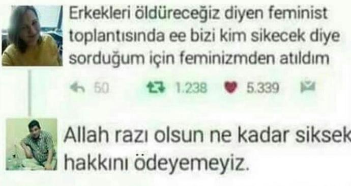 Feminist misiniz yoksa hümanist mi 😉?