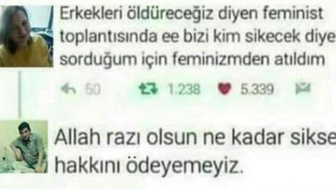 Feminist misiniz yoksa hümanist mi 😉?
