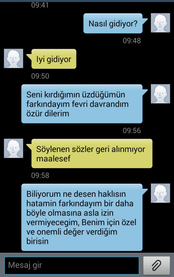 Kızlar, Defalarca özür diledim ama affetmedi sizce birisimi var?