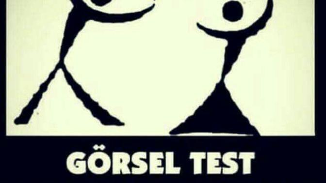 Görsel test, resimde ne görüyorsun?