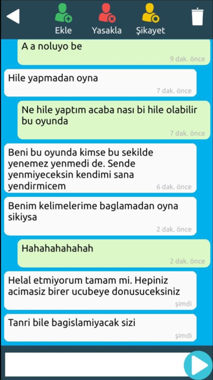 Kelimelik oyununu oynayan var mı kimse bu gece gece iyi kahkah attırdi 😂 ?