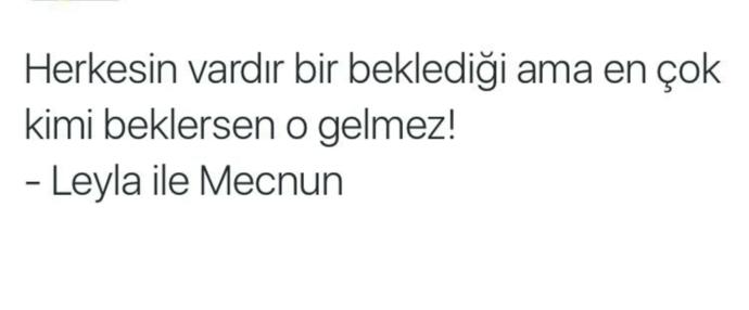 En çok kimi beklersek o gelmezmiş! Sizin beklediğiniz kişiler geldi mi?
