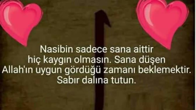 Nasibin sadece sana mı aittir?