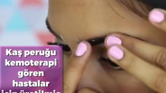 Güzelleşmek için kaş peruğu son moda! Peki siz güzelleşmek için kaş peruğu kullanır mısınız?