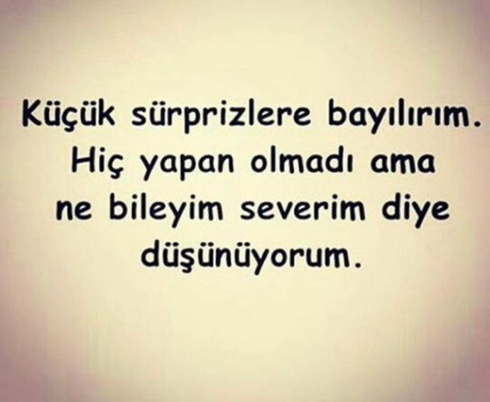 Sürpriz yapmayı sever misiniz? Ya da size yapılmasını?