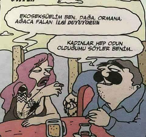 Erkeklere neden odun dersiniz?