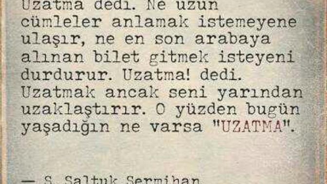 Siz uzun cümlelerin insanı mısınız yoksa kısa cümlelerin insanı mısınız?