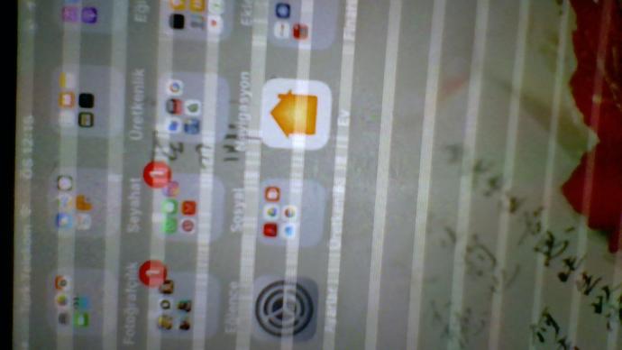 iphone 6 ekran daki şeffaf çizgiler nasıl düzelir?