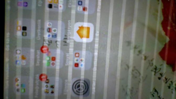 İphone 6 ekran daki şeffaf çizgiler nasıl düzelir?