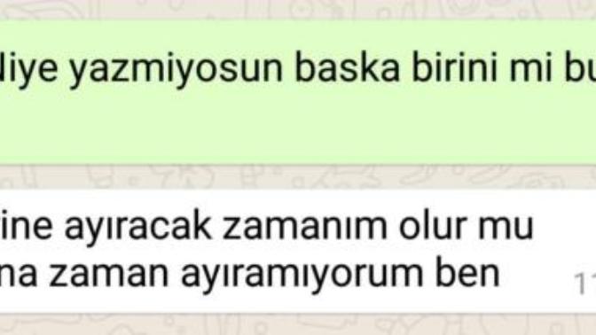 Beni seviyor ama zaman mi ayıramıyor?