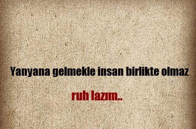 Yanyana olmak tek yürek olmaya yeter mi?