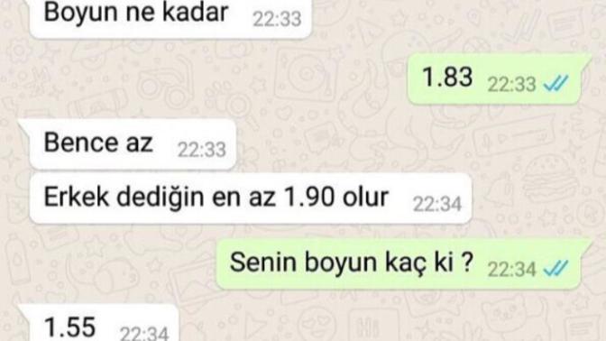 Boyunuz kac? Erkekte/kizda boy onemli mi?