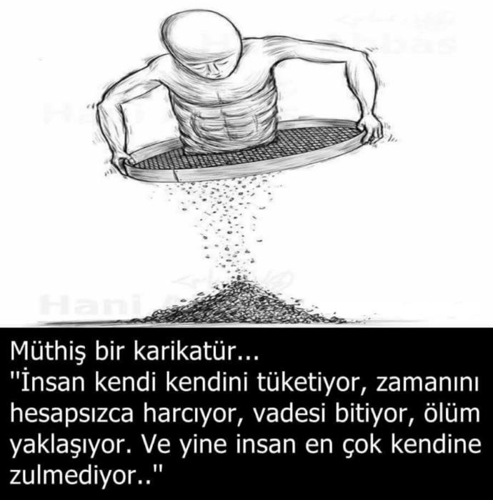 kendini tükettiğini düşündüğün oluyormu hiç ?
